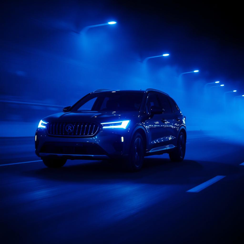 Carro SUV moderno representando linha leve